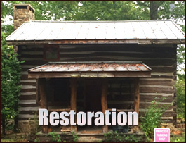 Historic Log Cabin Restoration  Waco, Georgia